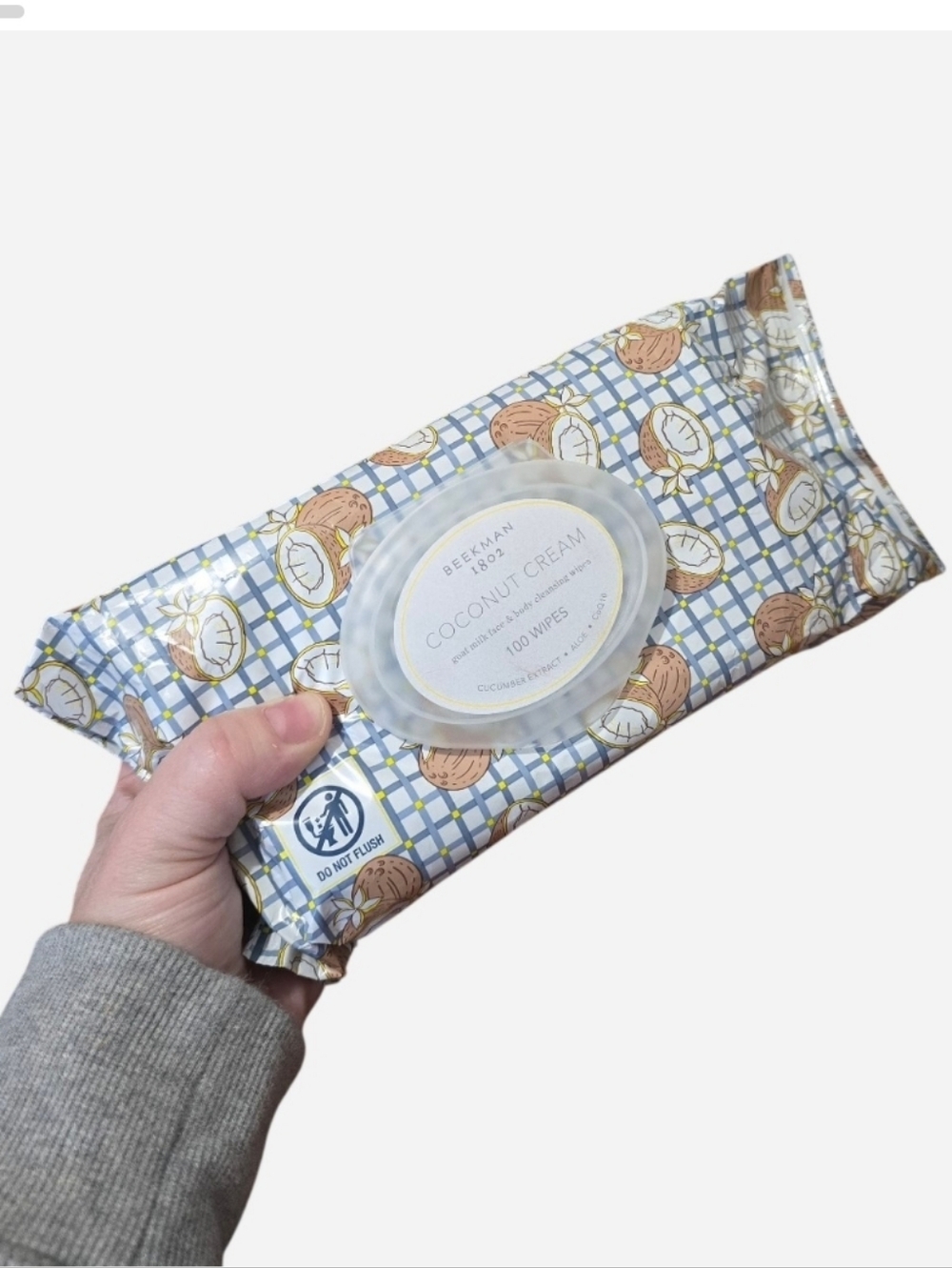 Beekman 1802 Coconut Cream Wet Wipes - 100 count
